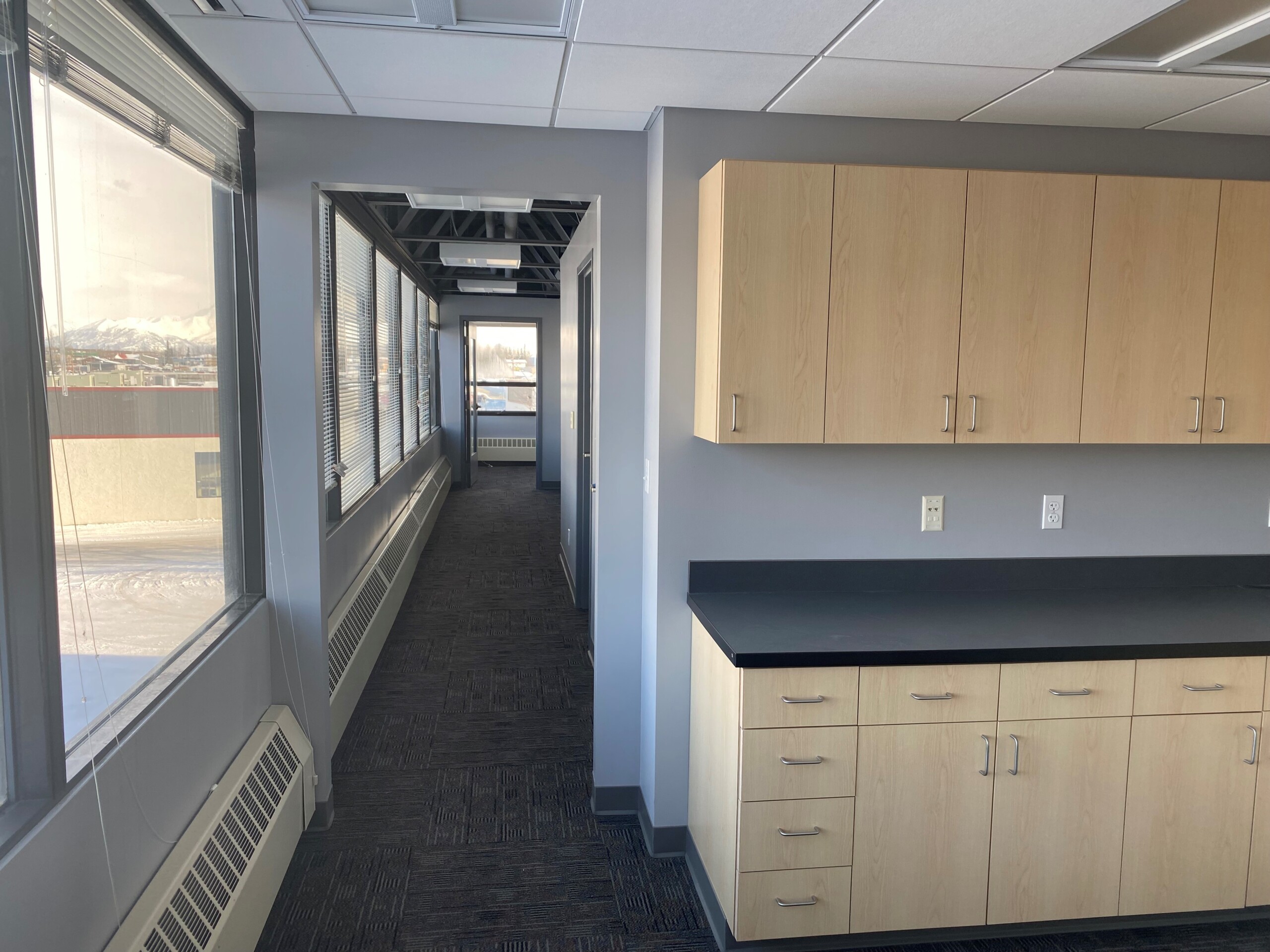 medical office hallway